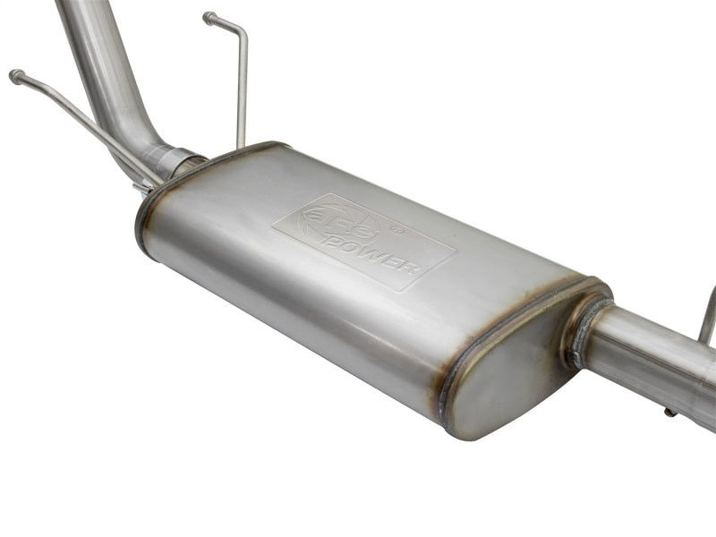 aFe MACHForce XP Cat Back SS Exhausts  Black Tips 05-12 Toyota Tacoma L4-2.7L - 49-46031-B