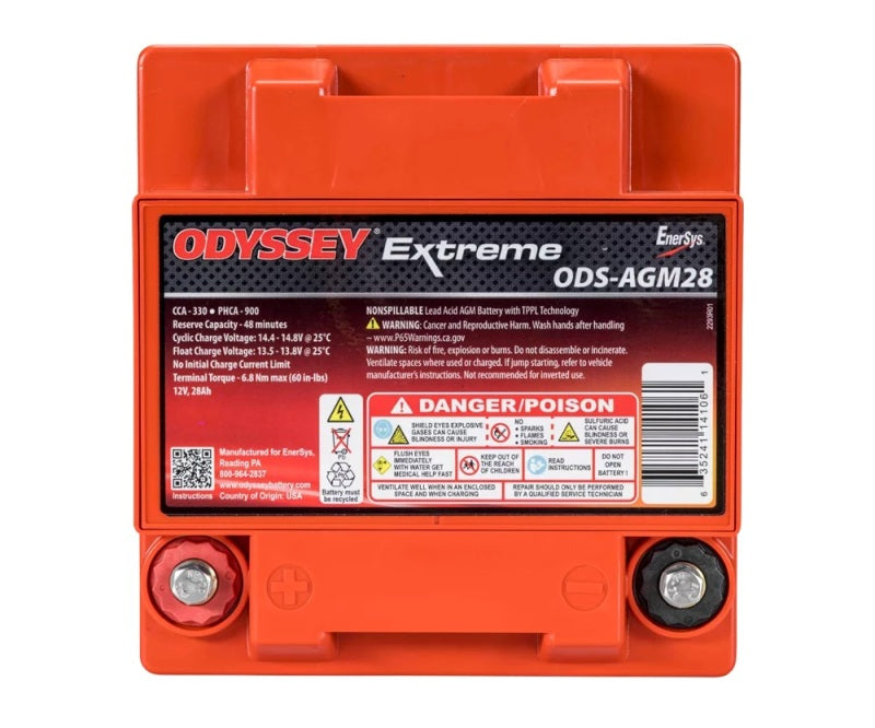 Odyssey Battery Powersport Extreme AGM Battery (PC925L) - ODS-AGM28