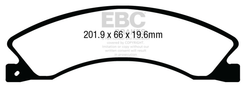 EBC 12+ Nissan NV 1500 Greenstuff Rear Brake Pads - DP63021
