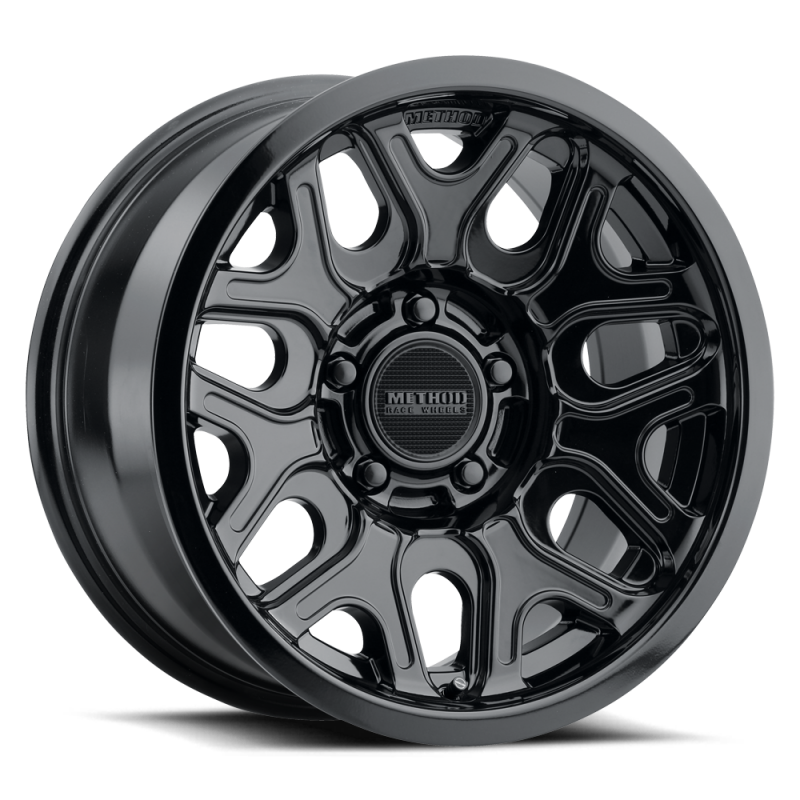 Method MR322 / 20x9 / 8x180 BP / 12ET / 5.44in BS / 130.81mm CB - Gloss Black Wheel - MR322290881312