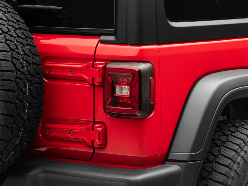 Raxiom 18-22 Jeep Wrangler JL LED Tail Lights- Black Housing - Red Lens - J132754-JL
