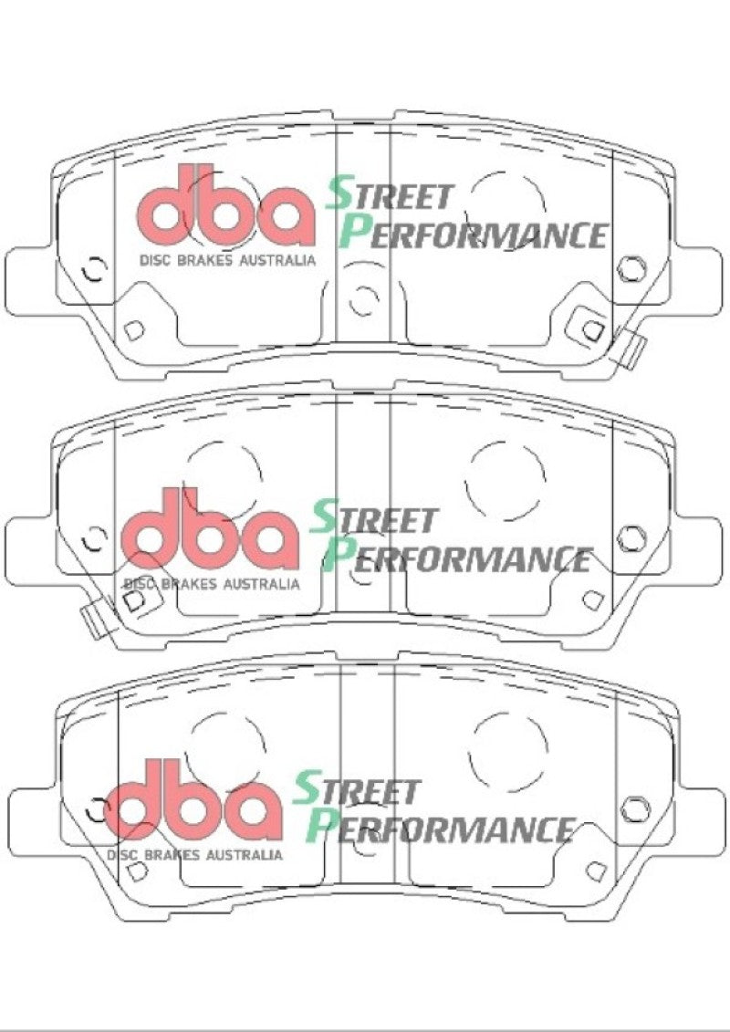 DBA 15-23 Ford Mustang GT (w/Performance Package/380mm Front Rotor) SP Performance Rear Brake Pads - DB9022SP