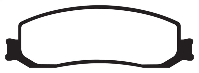 EBC 12 Ford F350 (inc Super Duty) 6.2 DRW 2WD Yellowstuff Front Brake Pads - DP43001R