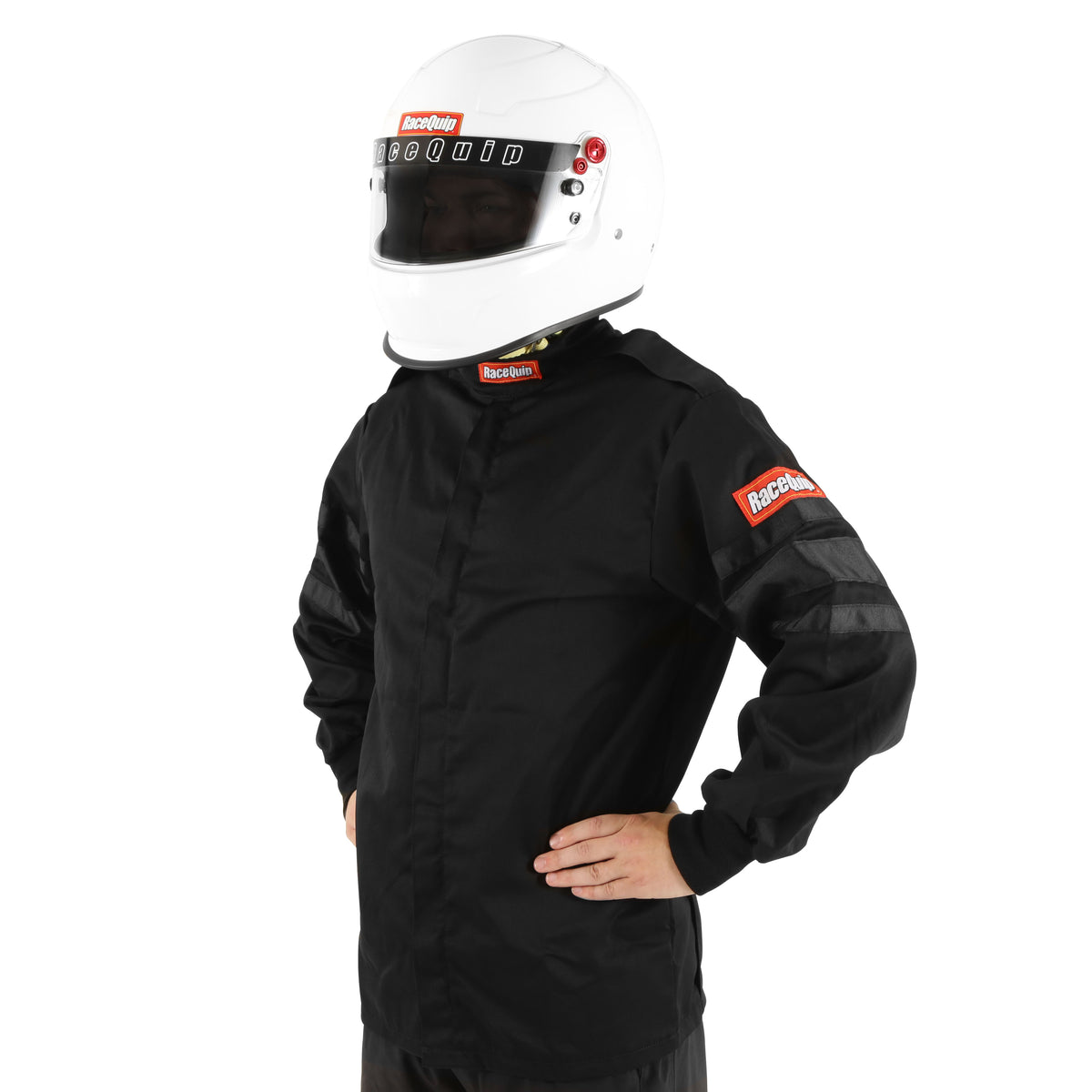 RaceQuip Black SFI-1 1-L Jacket - Large