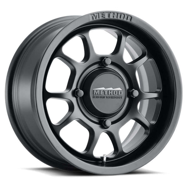 Method MR409 Bead Grip 15x7 / 5+2/38mm Offset / 5x4.5 / 72 CB Matte Black Wheel - MR40957012552 by Method Wheels