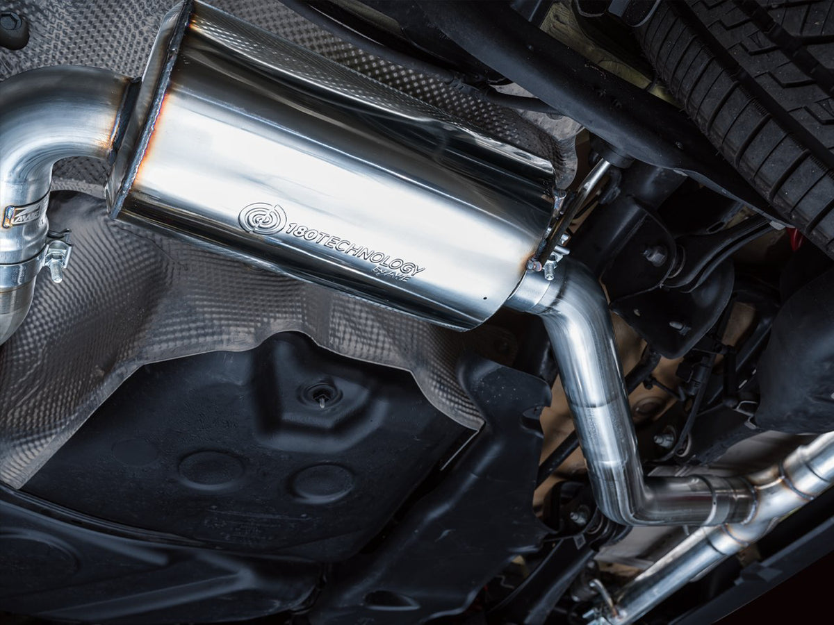 AWE 2022 VW GTI MK8 Touring Edition Exhaust - Chrome Silver Tips - 3015-32658