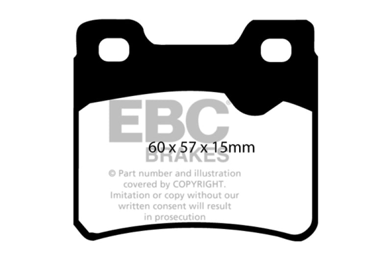 EBC 94-96 Saab 900 2.0 Turbo Ultimax2 Rear Brake Pads - UD427