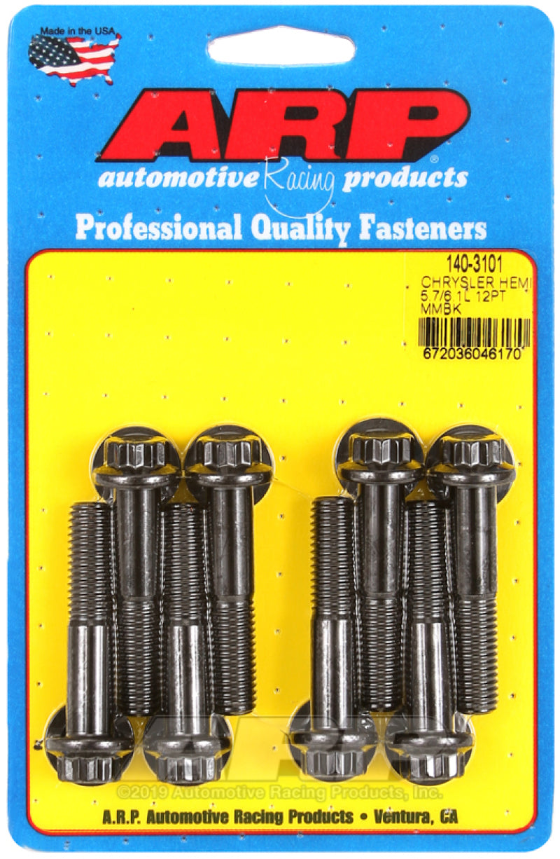 ARP Chrysler Hemi 5.7/6.1L 12pt Motor Mount Bolt Kit - 140-3101