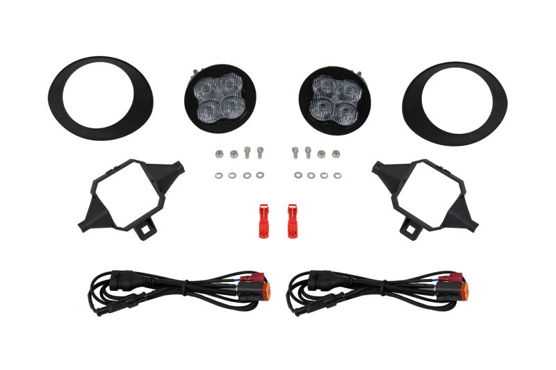 Diode Dynamics SS3 Sport Type TS Kit - ABL White SAE Fog - DD8007