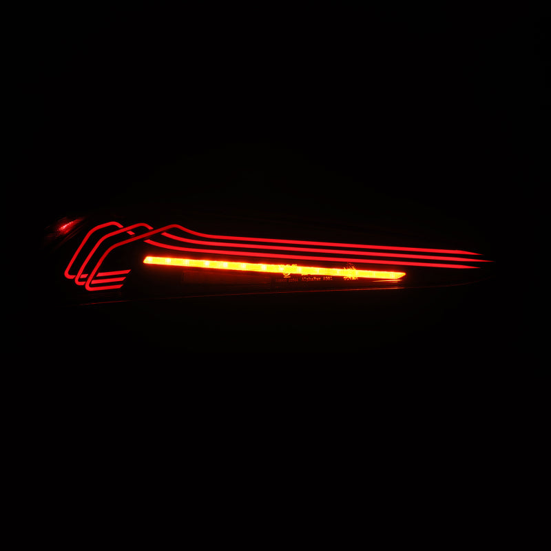 AlphaRex 20-24 Toyota Supra LUXX-Series Laser Style LED Tail Lights Alpha-Black - 609020