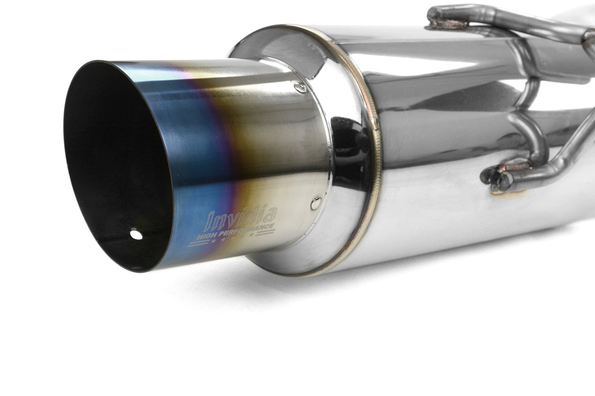 Invidia 09+ EVO 10 RACING Titanium Tip Cat-back Exhaust - HS09MEXGRT