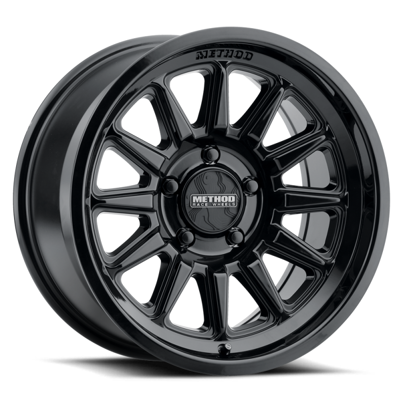 Method MR323 18x9 / 8x6.5 BP / 12ET / 5.44in BS / 130.81mm CB - Gloss Black Wheel - MR323890801312