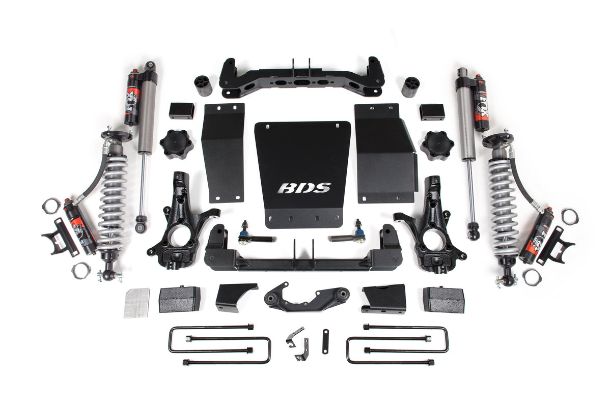 BDS Suspension 4 Inch Lift Kit | FOX 2.5 Performance Elite Coilover | Chevy Silverado or GMC Sierra 1500 (14-18) 4WD - 712F
