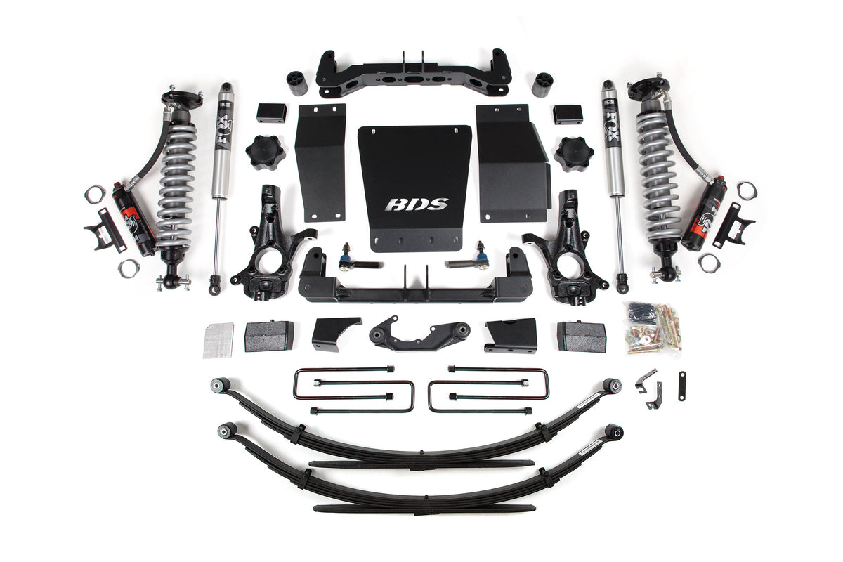 BDS Suspension 4 Inch Lift Kit | FOX 2.5 Performance Elite Coilover | Chevy Silverado or GMC Sierra 1500 (14-18) 4WD - 712F
