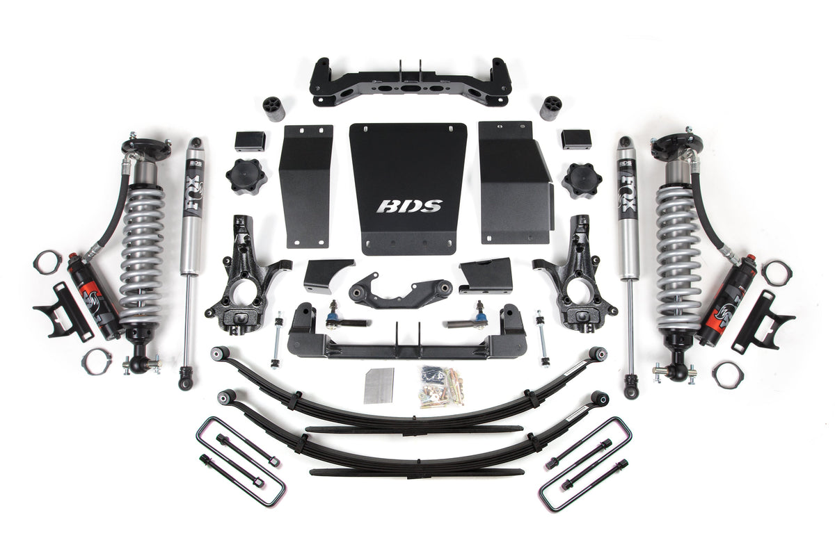 BDS Suspension 6 Inch Lift Kit | FOX 2.5 Performance Elite Coilover | Chevy Silverado or GMC Sierra 1500 (14-18) 4WD - 710F