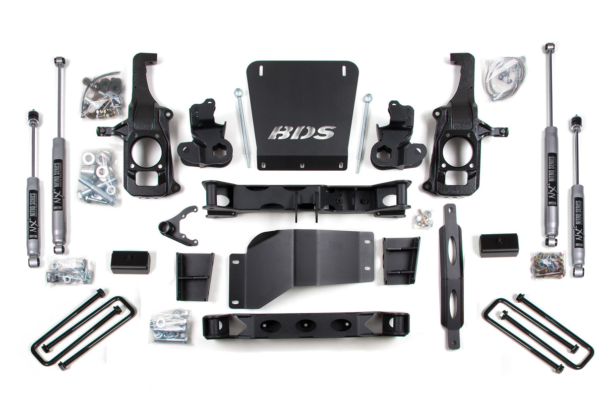 BDS Suspension 6.5 Inch Lift Kit | Chevy Silverado 2500 HD (2011-2019) | GMC Sierra 2500 HD (2011-2019) - 727FDSC