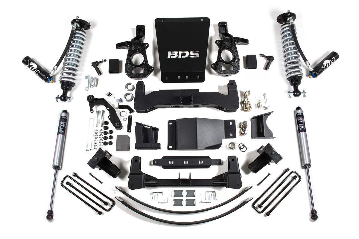 BDS Suspension 6 Inch Lift Kit With Fox Dsc Coilovers | Chevy Silverado 1500 (2019-2026) | GMC Sierra 1500 (2019-2026) - 1801FDSC