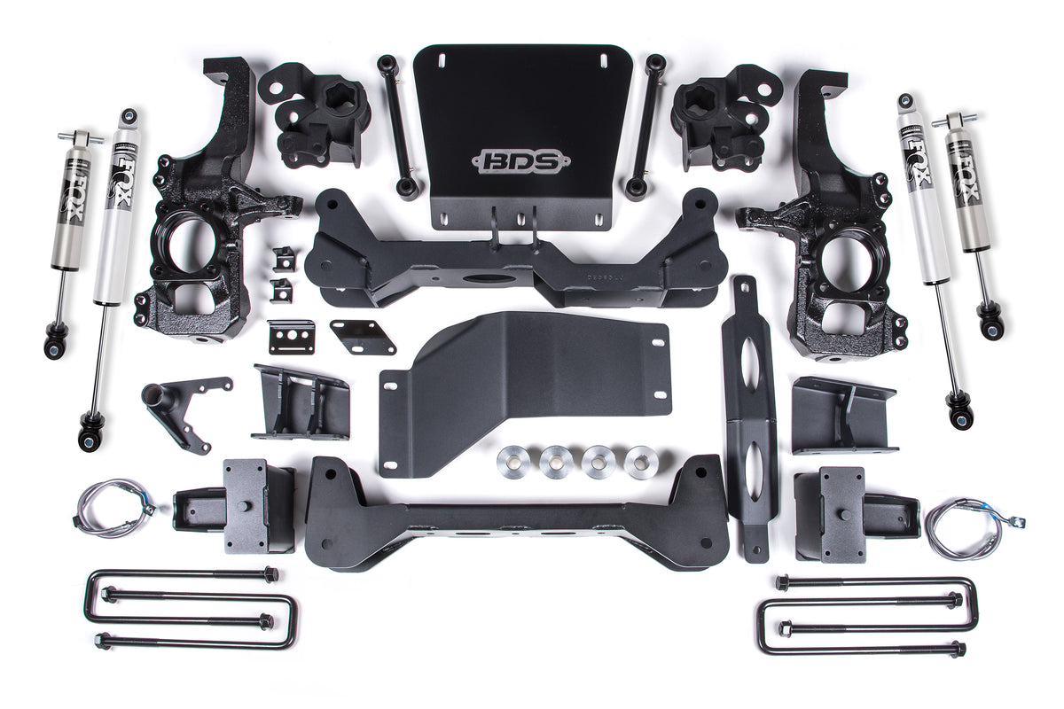 BDS Suspension 6.5 Inch Lift With Fox 2.5 Performance Series Hto Shocks | Chevy Silverado 2500 (2020-2026) | GMC Sierra 2500 (2020-2026) - 756FPP