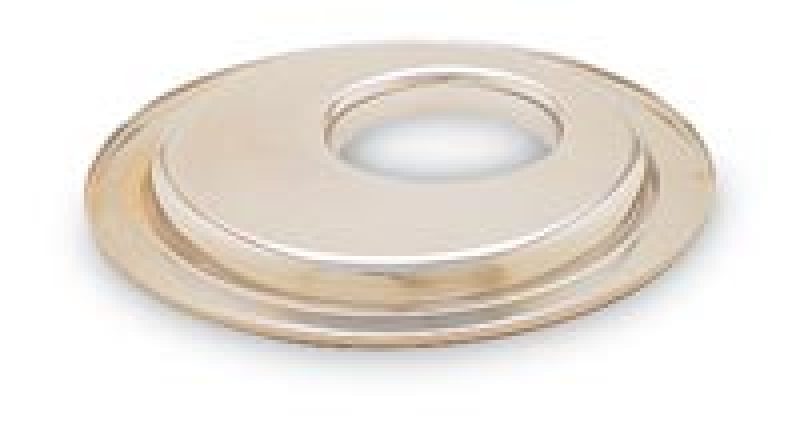 K&amp;N Metal Base Plate 14in OD 5-1/8in Flange Chrome Finish - 85-3540