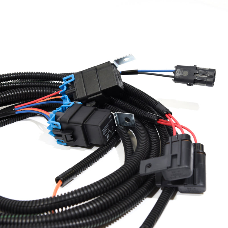 VMP Performance 11-14 Coyote 5.0L Heat Exchanger Fan/Pump Harness - Dual Relay - VMP-ENC001