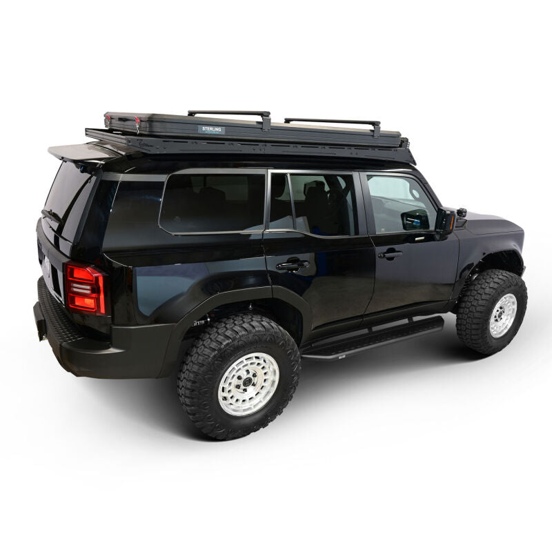 Westin 24-26 Toyota Land Cruiser Outlaw Running Boards Textured Black - 28-33795