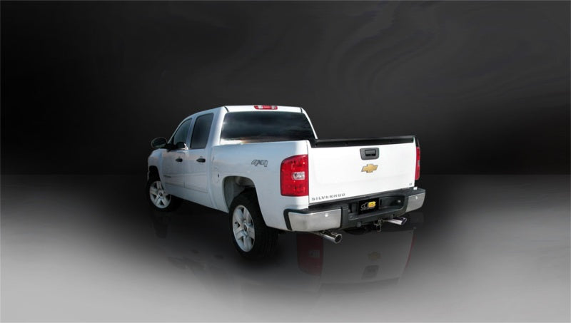 Corsa 2007-2009 Chevrolet Silverado Crew Cab/Short Bed 1500 6.2L V8 Polished Sport Cat-Back Exhaust - 24516