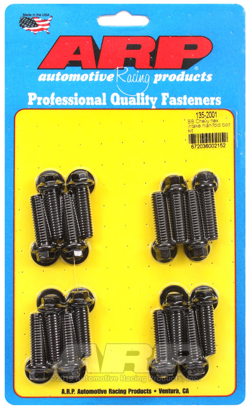 ARP BB Chevy Hex Intake Manifold Bolt Kit - 135-2001 by ARP
