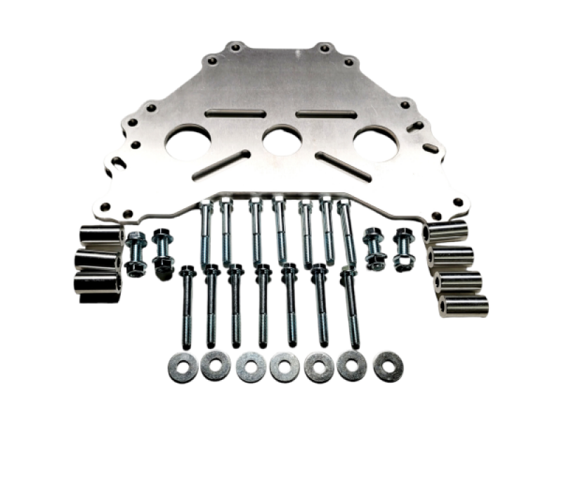 Granatelli Billet Aluminum Engine Stand Adapter Plate for Ford Engines - 540107