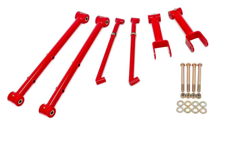 BMR 68-72 A-Body Non-Adj. Rear Suspension Kit - Red - RSK017R for 1968-1972 Buick Skylark - front view