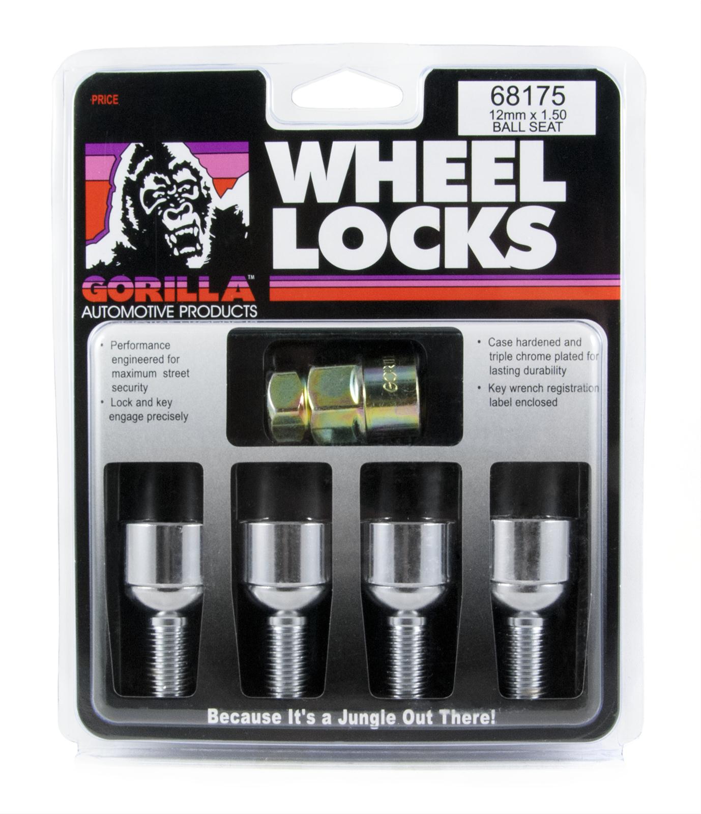 Gorilla Automotive - Gg Bolt Lock Ball 12-1.50 CHR 25mm - 000000000000068175
