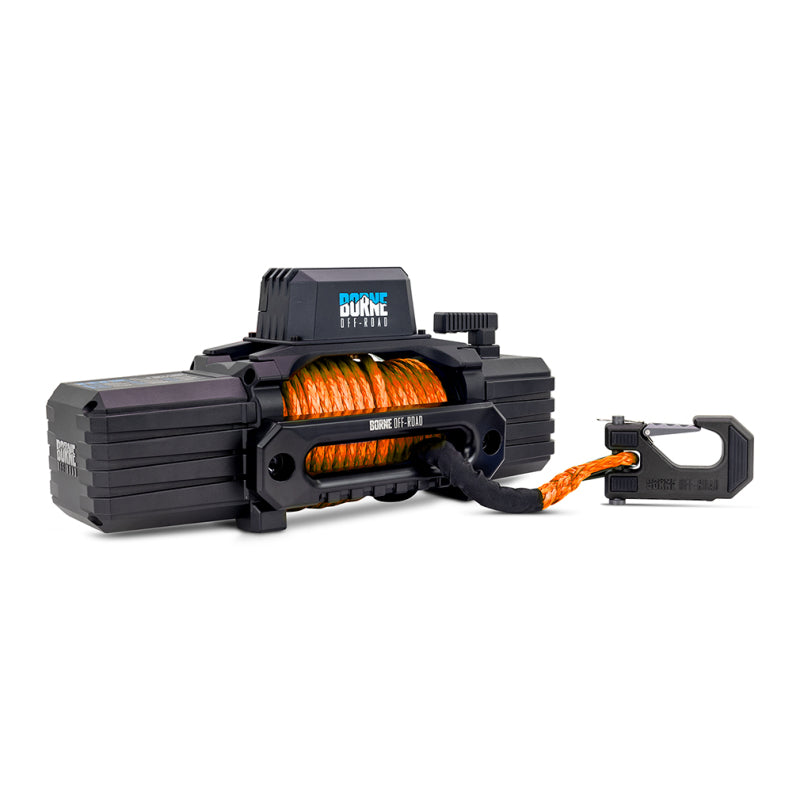 Borne Off-Road 10K Winch - Orange Synthetic Rope - BNWN-10-SOR