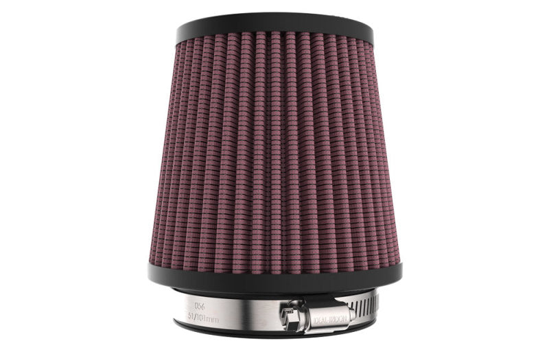 K&amp;N Universal Clamp-On Air Filter 3in FLG /4 1/2in B / 3 1/2in T / 4 3/8in H - RU-9410