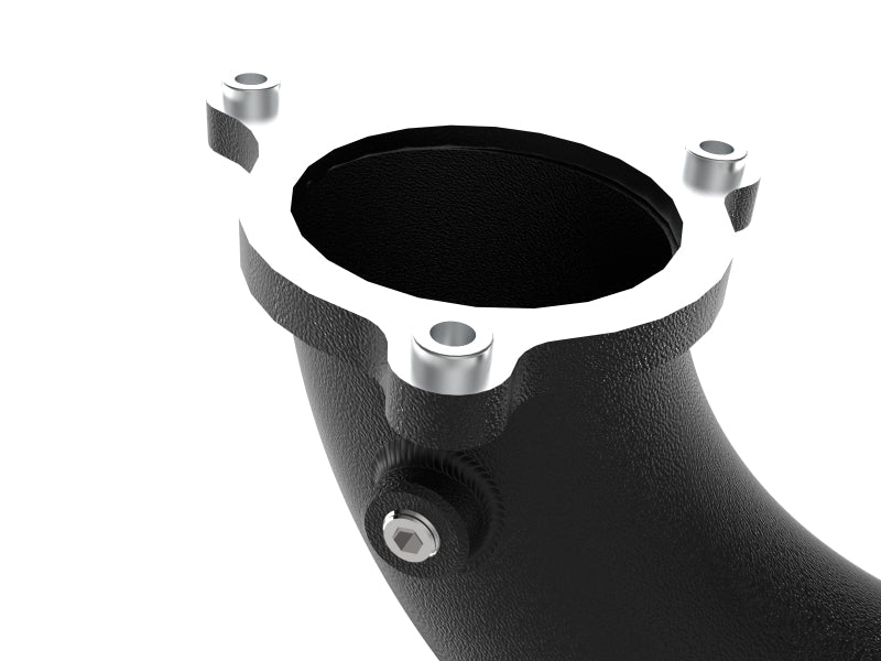 aFe 17-22 BMW 540i (G30/G31/G38) B58 L6 3.0L (t) BladeRunner 3in Aluminum Hot Charge Pipe - Black - 46-20548-B