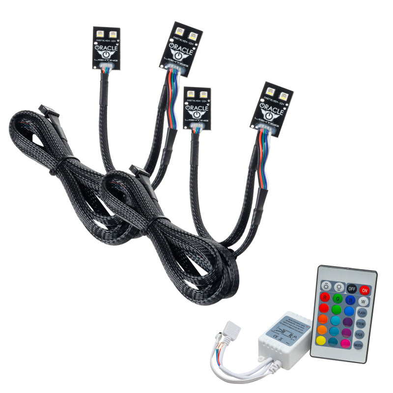 Oracle 2021 Ford Bronco Sport RGB+W Headlight DRL + Halo - w/ Simple Controller SEE WARRANTY - 1454-504