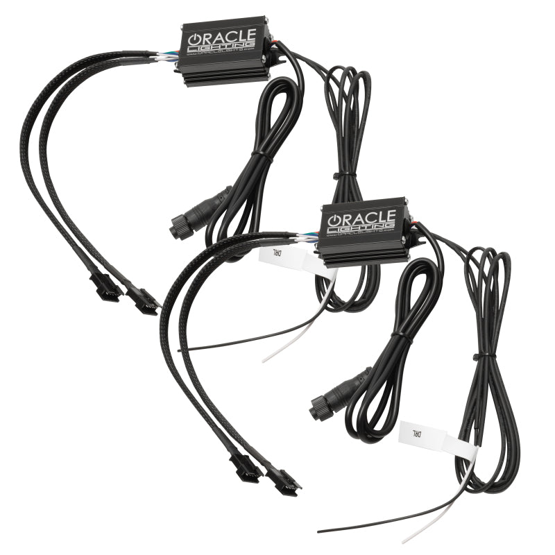 Oracle 15-21 Dodge Challenger RGB+W Headlight DRL Upgrade Kit - ColorSHIFT 2 SEE WARRANTY - 1329-333