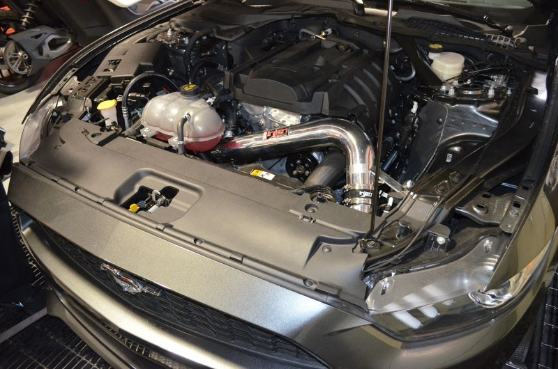 Injen 15-23 Ford Mustang Eco Boost 2.3L Wrinkle Black CAI Converts To SRI - PF9091WB