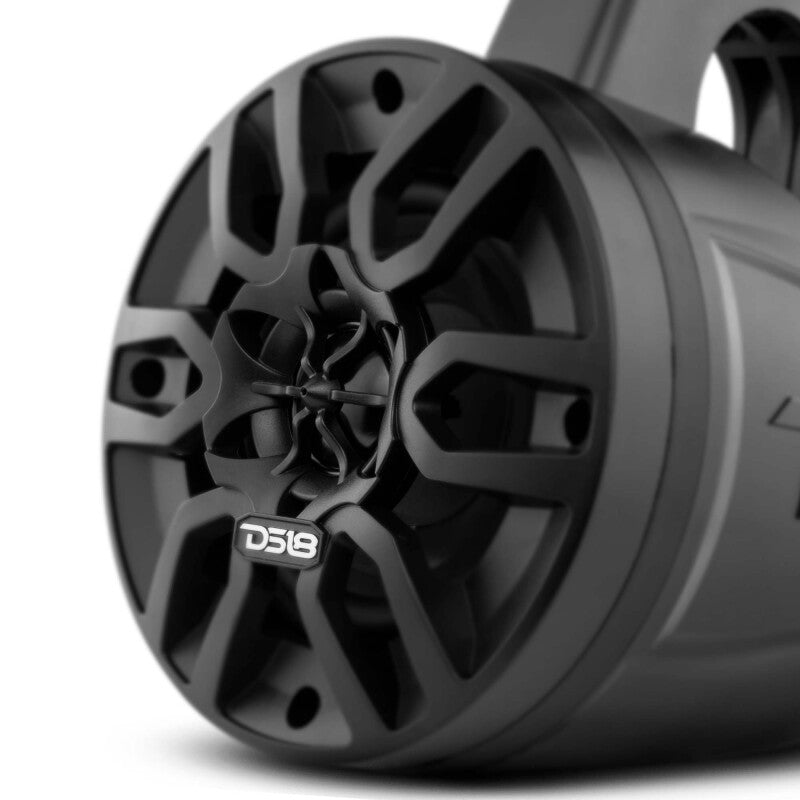 DS18 MP 4x4in Wakeboard Tower Speaker Package - Amplifier & Bluetooth Audio Receiver 100 Watts Rms - MP4TP.4A - rear view