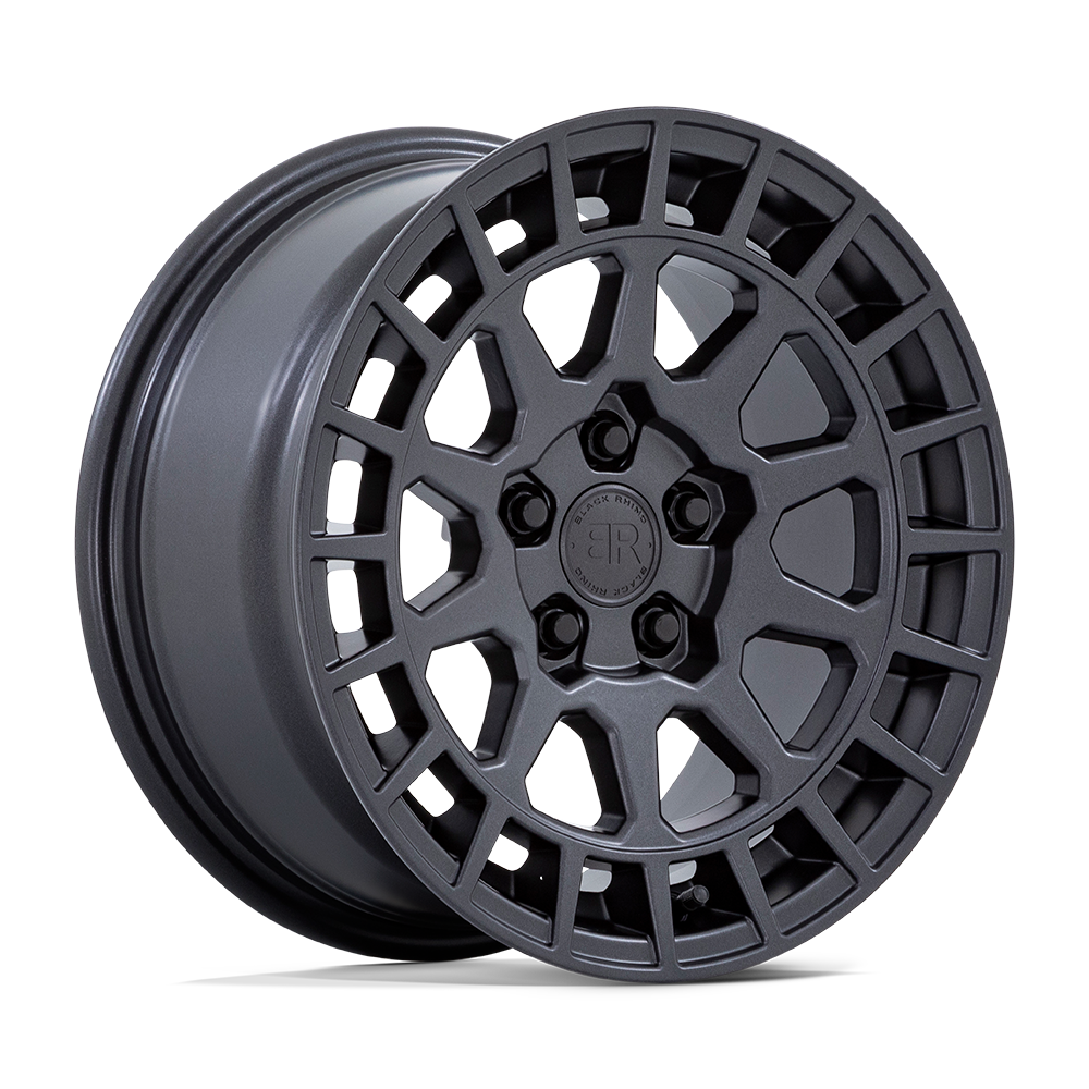 Black Rhino Hard Alloys Boxer 15X7 5X100 +15MM Gun Black
