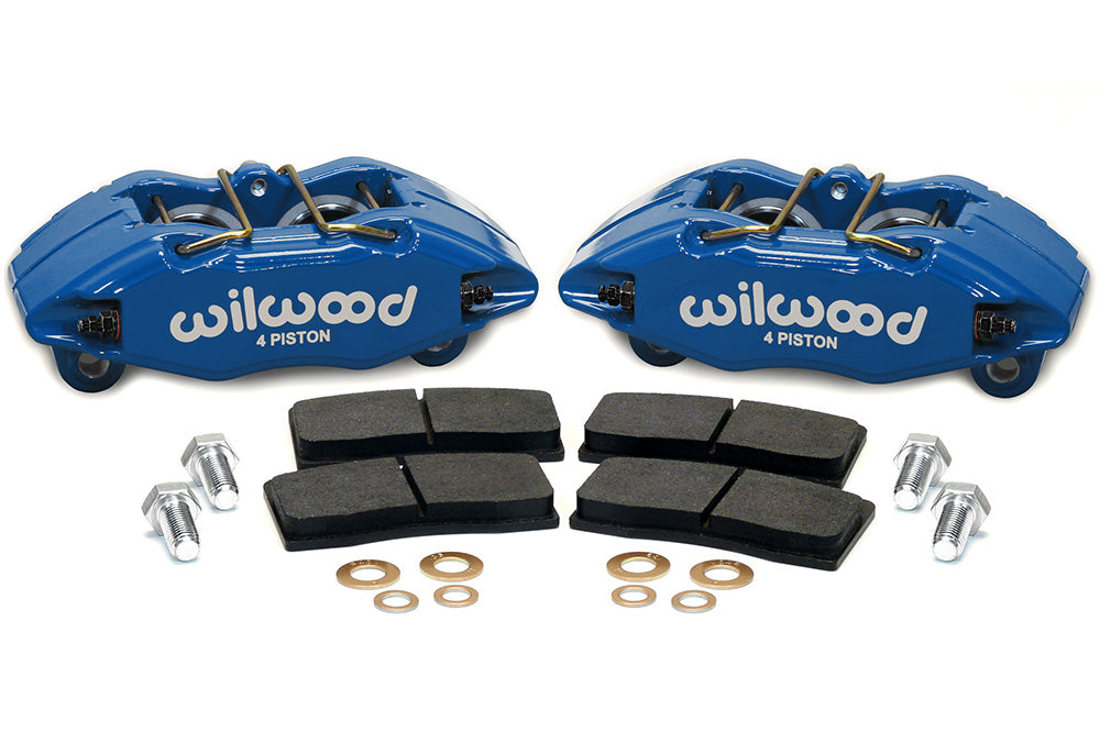 Wilwood DPHA Front Caliper &amp; Pad Kit Blue Honda / Acura w/ 262mm OE Rotor - 140-13029-CB