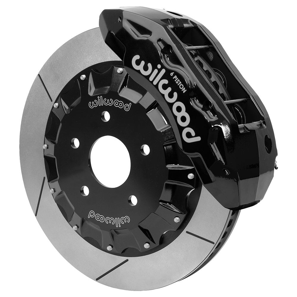 Wilwood 13-18 RAM 1500 4x4 TX6R Front Kit 16.00in Black w/ Lines - 140-18207 by Wilwood