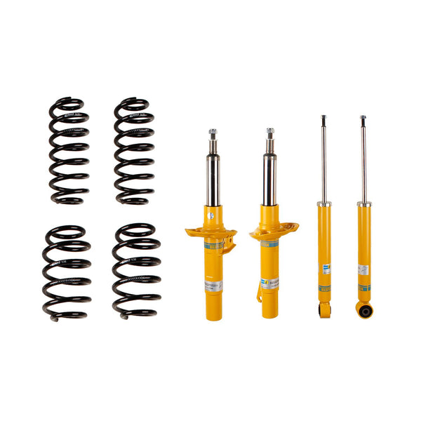 Bilstein B12 1992 Mercedes-Benz 190E 2.6 Front and Rear Suspension Kit - 46-181404 for 1984-1993 Mercedes-Benz 190E - front v