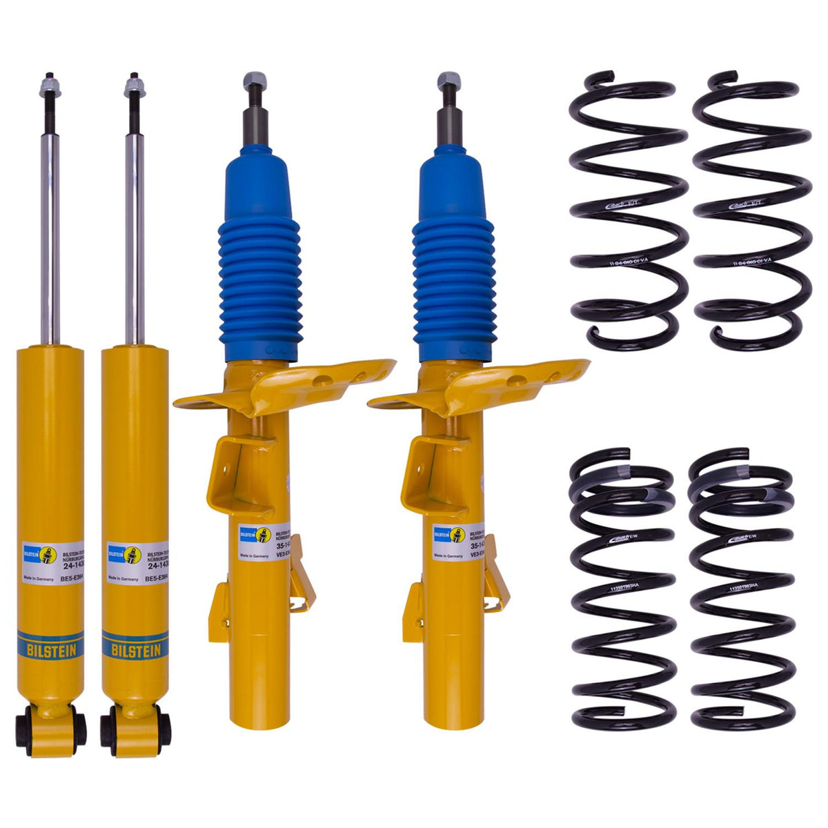 Bilstein B12 2011-2017 Porsche Cayenne V6 / V8 Front and Rear Suspension Kit - 46-264909