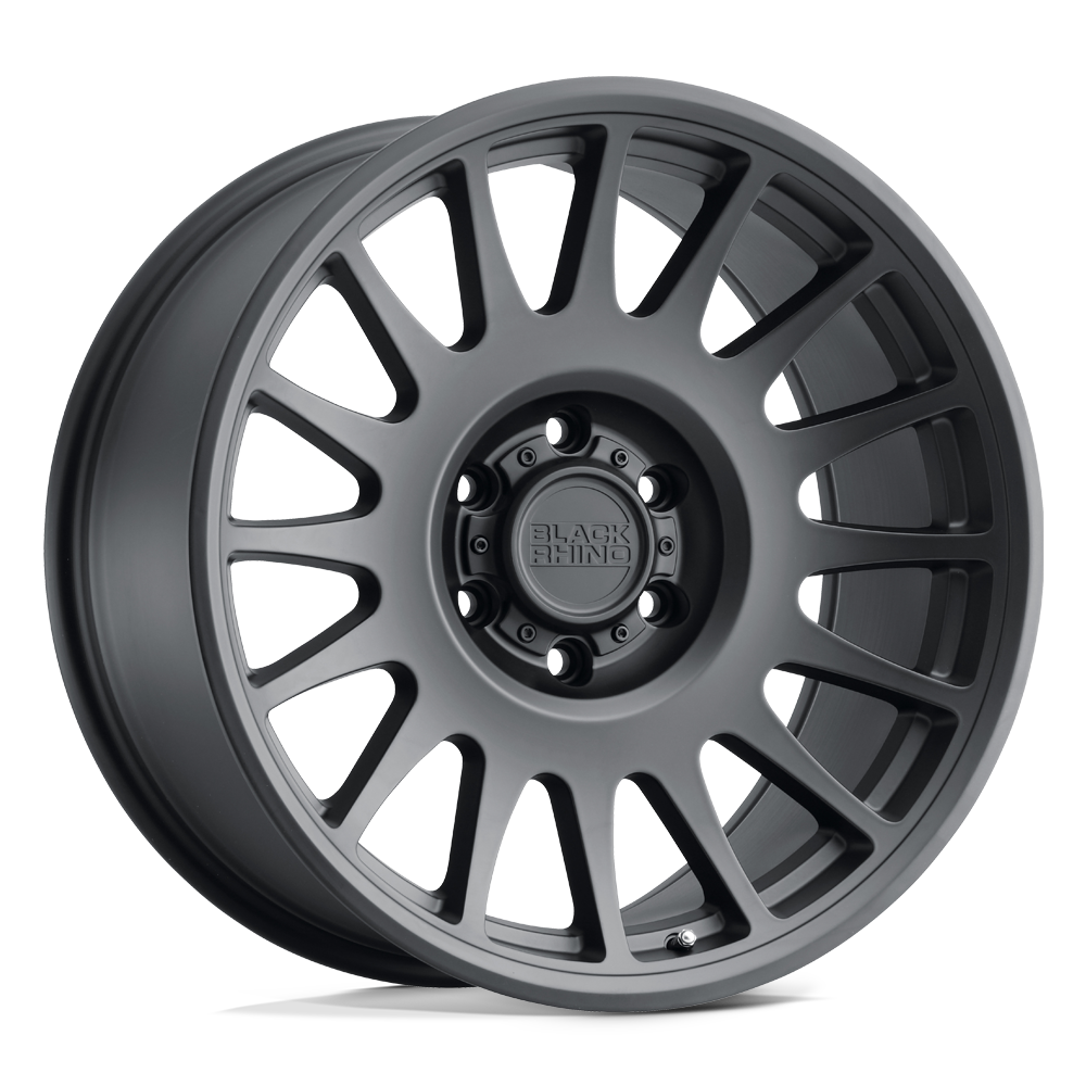 Black Rhino Hard Alloys Bullhead 20X9.5 6X139.7 +12MM Matte Black