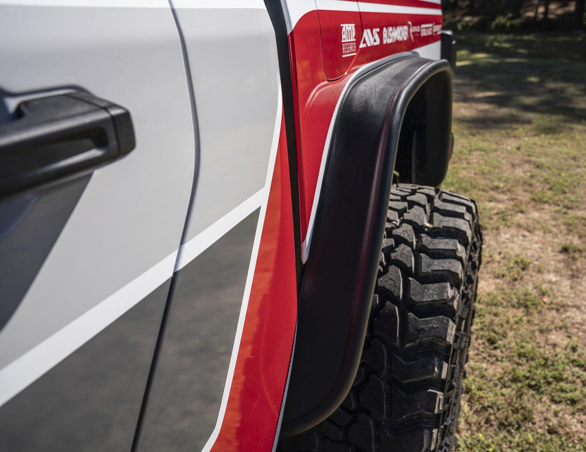 Bushwacker 2020 Jeep Gladiator Launch Edition Flat Style Flares 4pc - Black - 10928-07