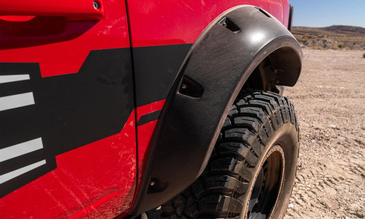 Bushwacker 2021+ Ford Bronco 4-Door Pocket Style Flares 4pc - Black - 20960-02