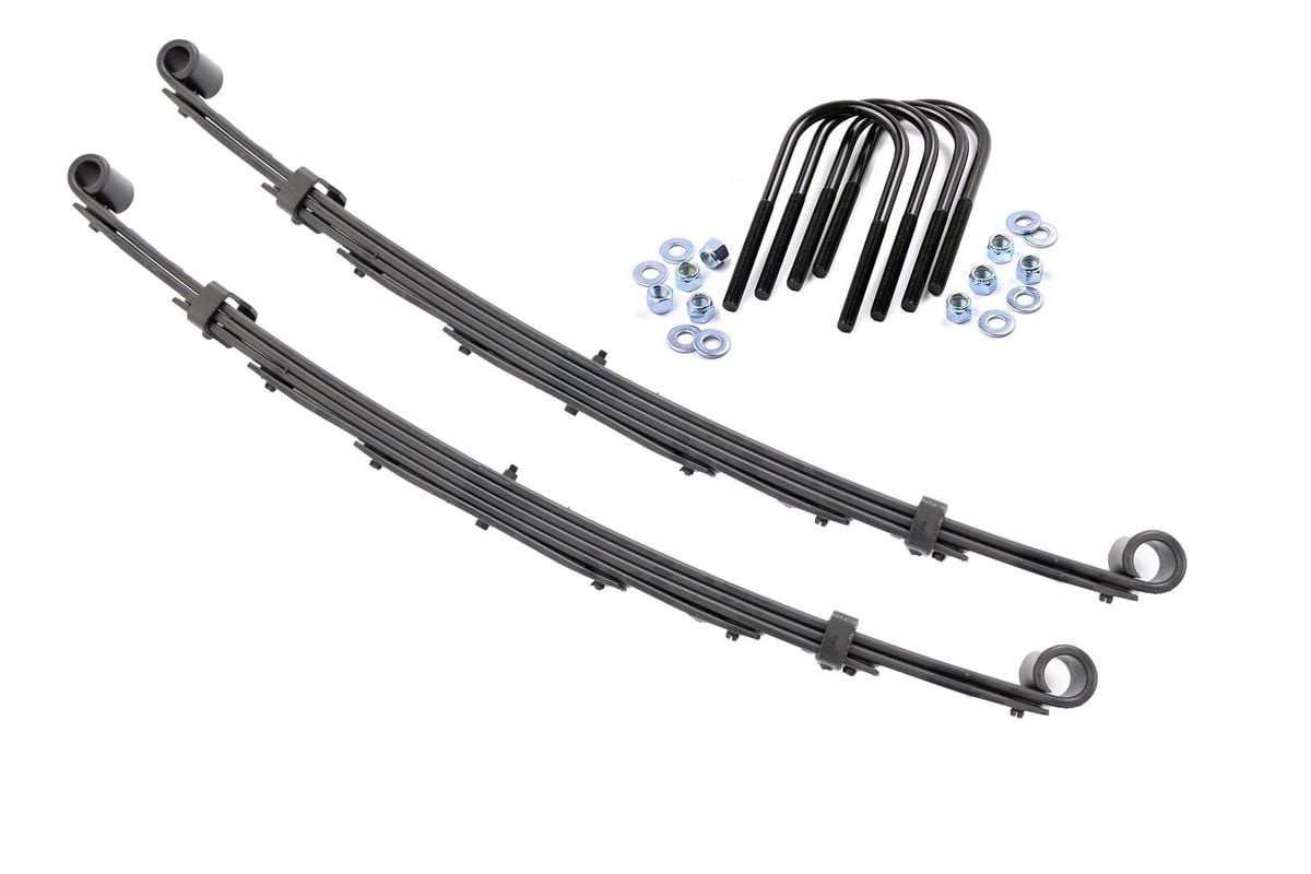 Front Leaf Springs | 4&quot; Lift | Pair | Chevy/GMC C10/K10 Truck/C25/K25 Truck/Jimmy (69-72)