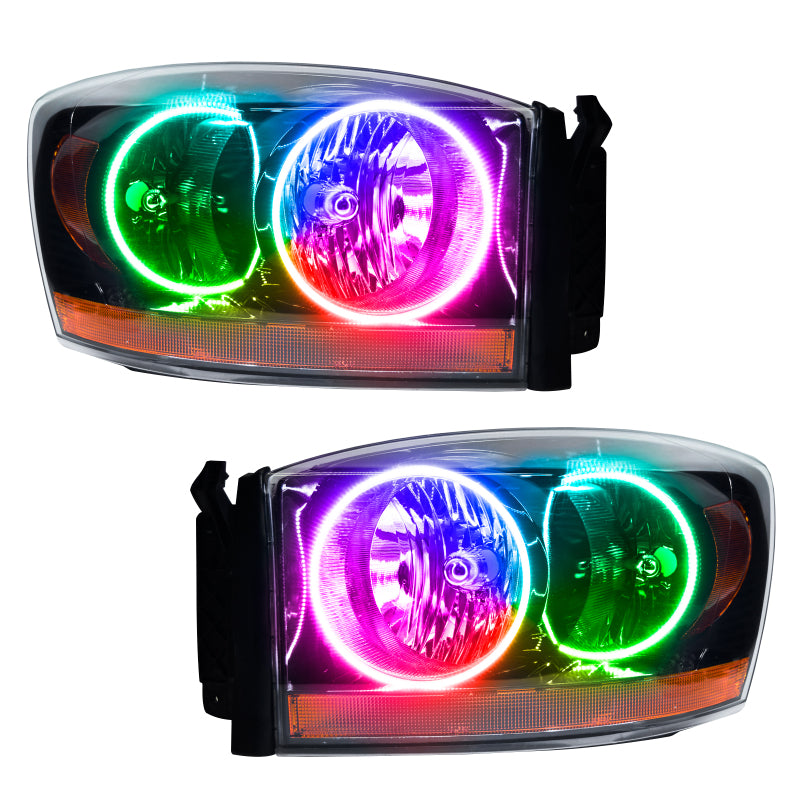 Oracle 06 Dodge Ram SMD HL - Black - ColorSHIFT w/ Simple Controller SEE WARRANTY - 7033-504