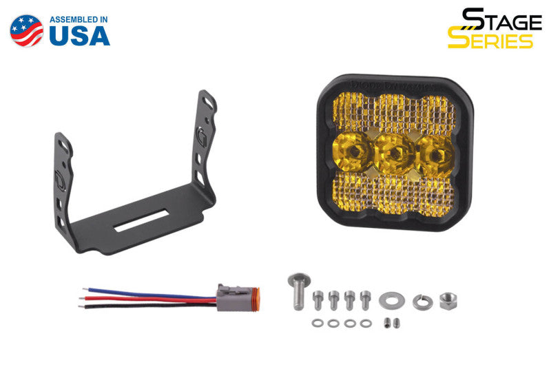 Diode Dynamics SS5 LED Pod Pro - Yellow Driving (Single) - DD6783S