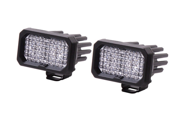 Diode Dynamics Stage Series 2 In LED Pod Pro - White Flood Standard RBL (Pair) - DD6415P by Diode Dynamics - front view