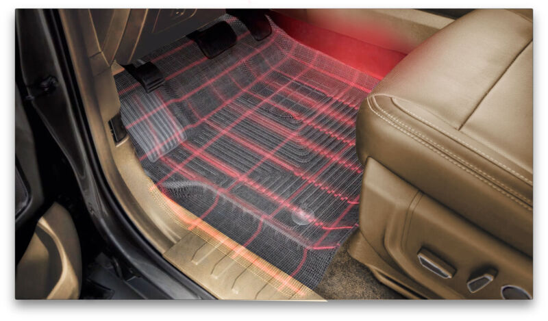 Husky Liners 2019+ Ford Ranger SuperCrew Cab WeatherBeater Black Front & 2nd Seat Floor Liners - 94101HUL